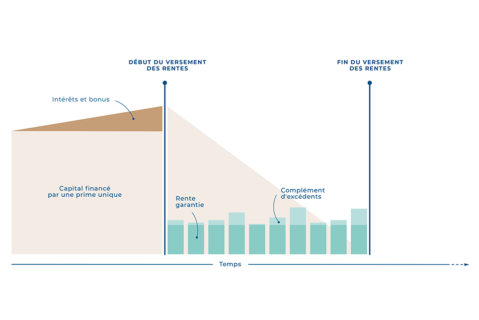 Revenu d’études financé par une prime unique