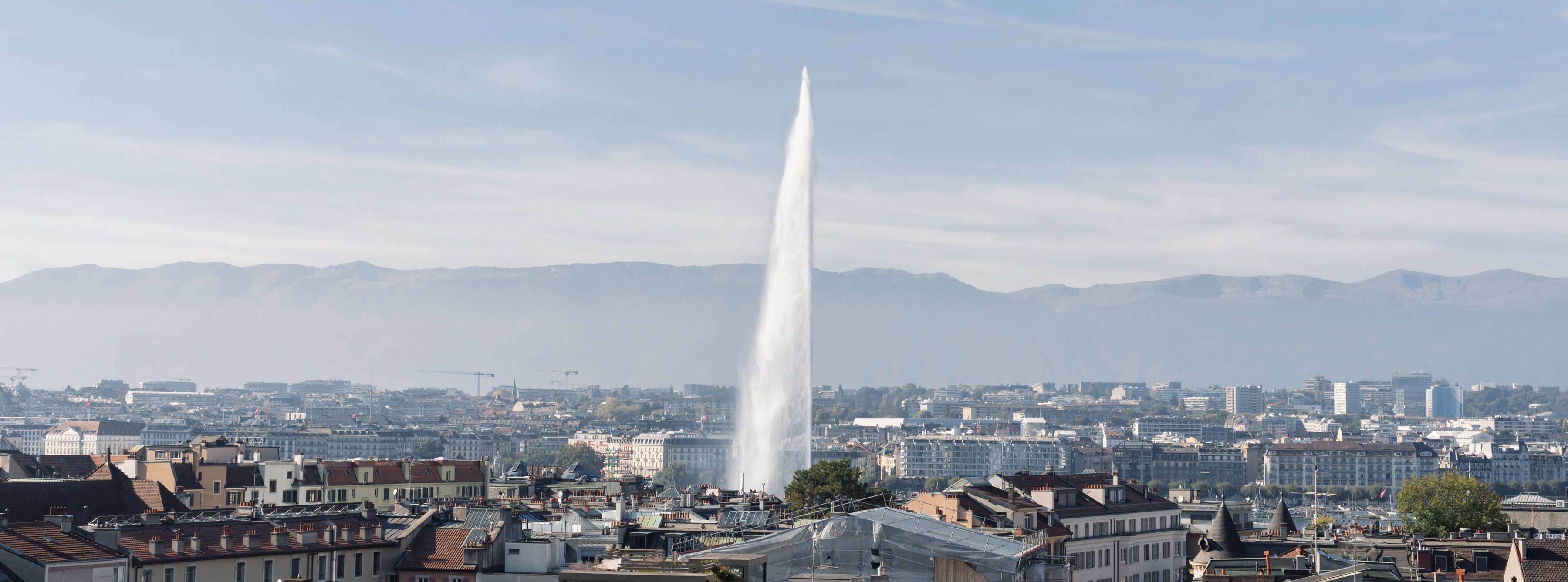 Ville de Genève et Jet d'eau
