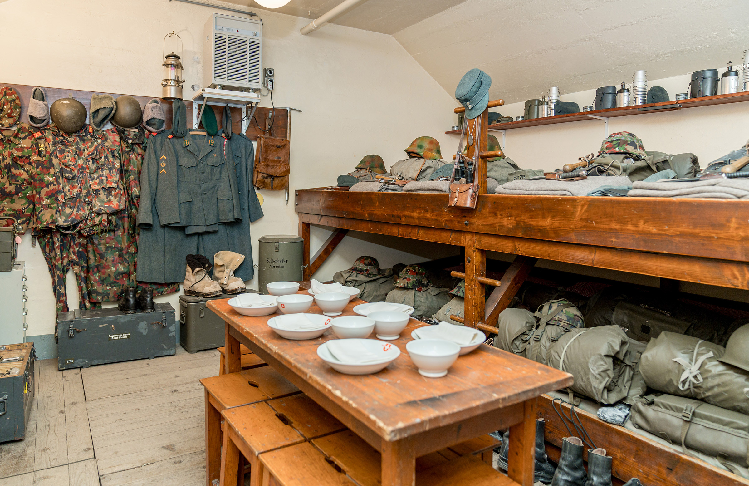 Sale de costumes d'un fort