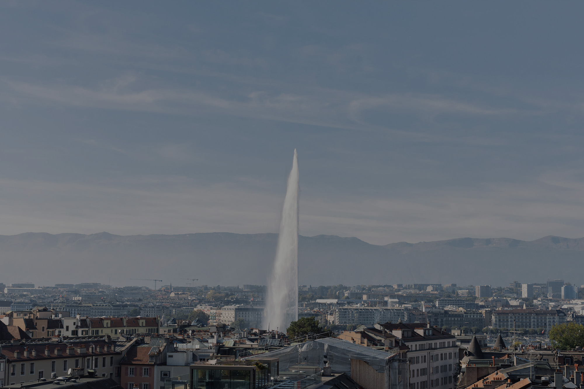 Ville de Genève et Jet d'eau
